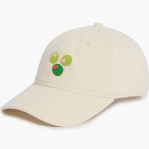 NEW frasier sterling beaded olives hat in cream
